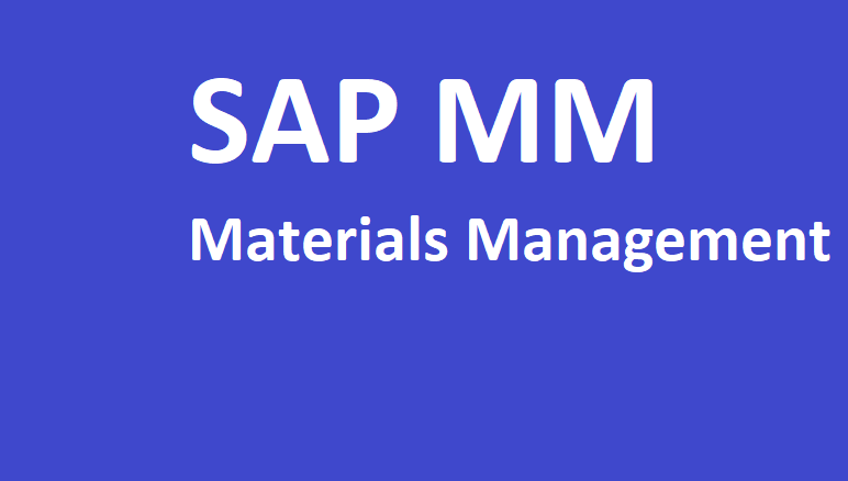 SAP MM End to End Training