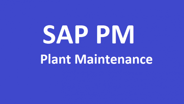 SAP Plant Maintenance