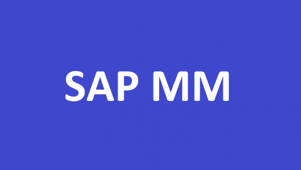 SAP MM End to End Training