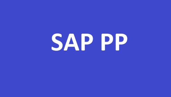 SAP Production Planning (SAP PP) End to End Real Time Training