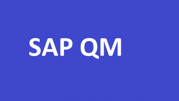 SAP QM (Quality Management) A to Z Practical Training