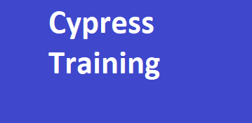 Cypress Training End to End Training