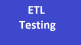ETL Testing - End to End Training
