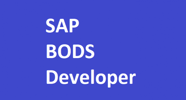 SAP BODS Full Course Training - A to Z Sessions