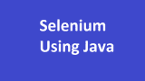 Selenium Using Java - End to End Training Sessions