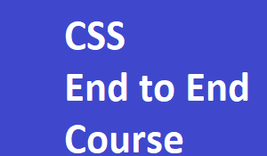 CSS End to End Course - Zero to Hero Training