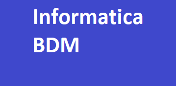 Informatica Big Data Management End to End Training