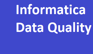 Informatica Data Quality End to End Training