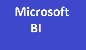 MS BI End to End Training