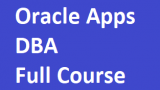 Oracle Apps DBA End to End Training Sessions