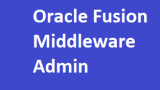 Oracle Fusion Middleware Admin Training