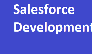 Salesforce Development End to End Training Sessions