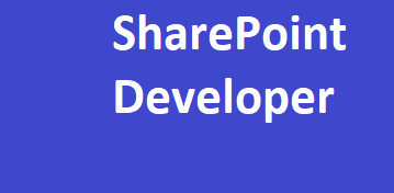 SharePoint Developer End to End Training