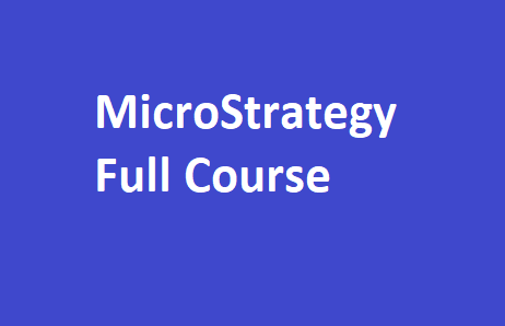 MicroStrategy End to End Training