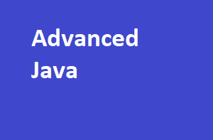Advanced Java End to End Training