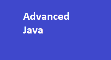 Advanced Java End to End Training