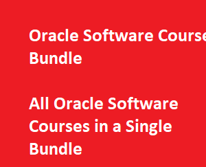 Oracle Software Courses Bundle - All Oracle Software Courses in a Single Bundle